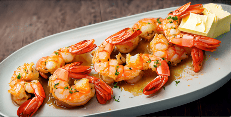 Gambas Al Horno Con Mantequilla Mandolina