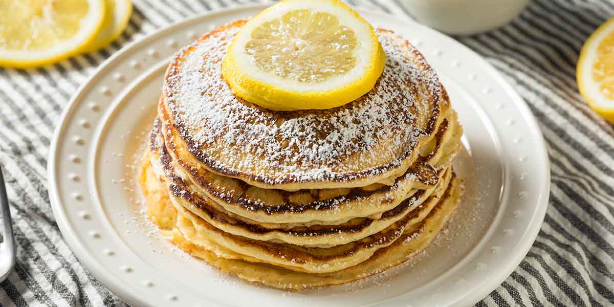 El balance perfecto: pancakes con limón y ricotta