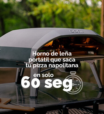Horno de leña portatil saca tu pizza napolitana en 60 seg