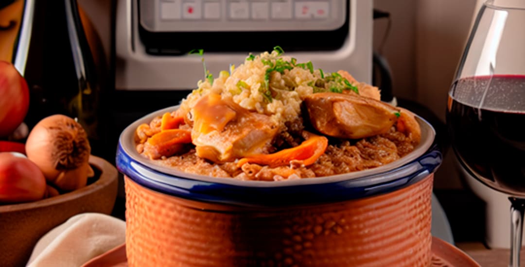 Cazuela de Pollo y Quinoa en Air Fryer