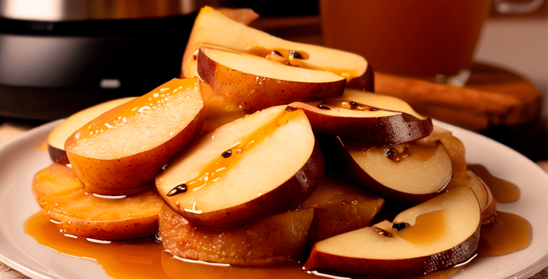 Manzanas Asadas con Miel y Canela en Air Fryer 