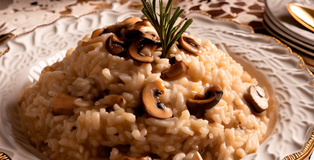 Receta Gourmet de Risotto de Champiñones | MANDOLINA