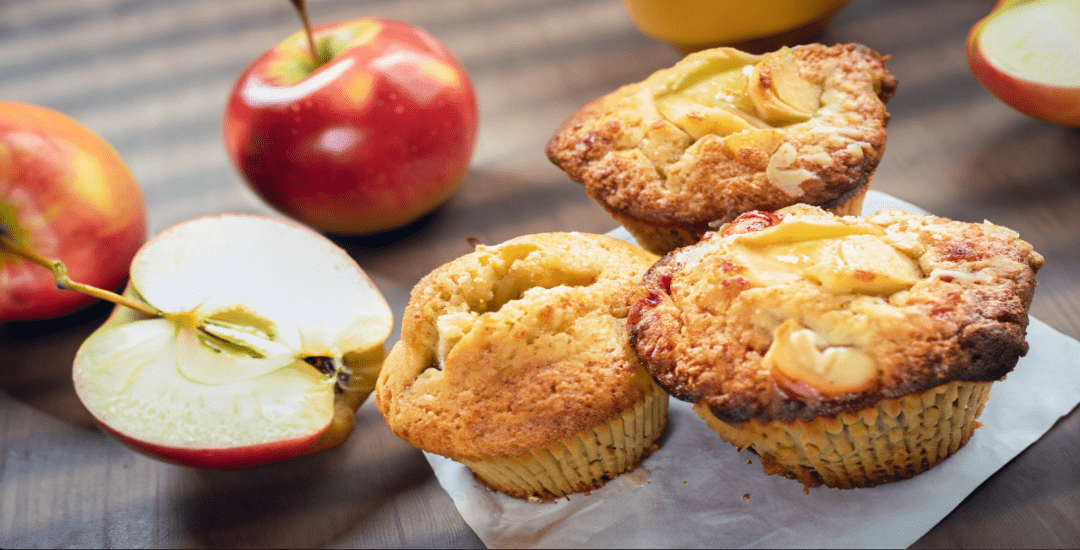 Muffins de Manzana en Air Fryer