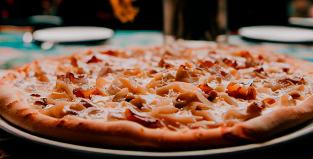 Pizza Carbonara en Air Fryer 
