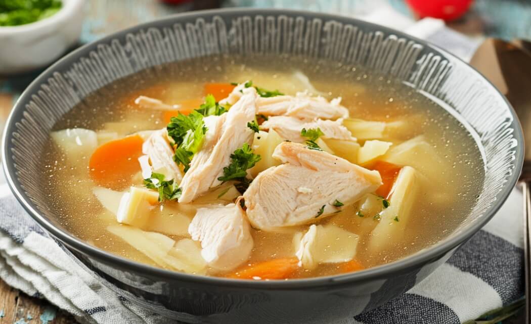 Receta caldo de gallina 