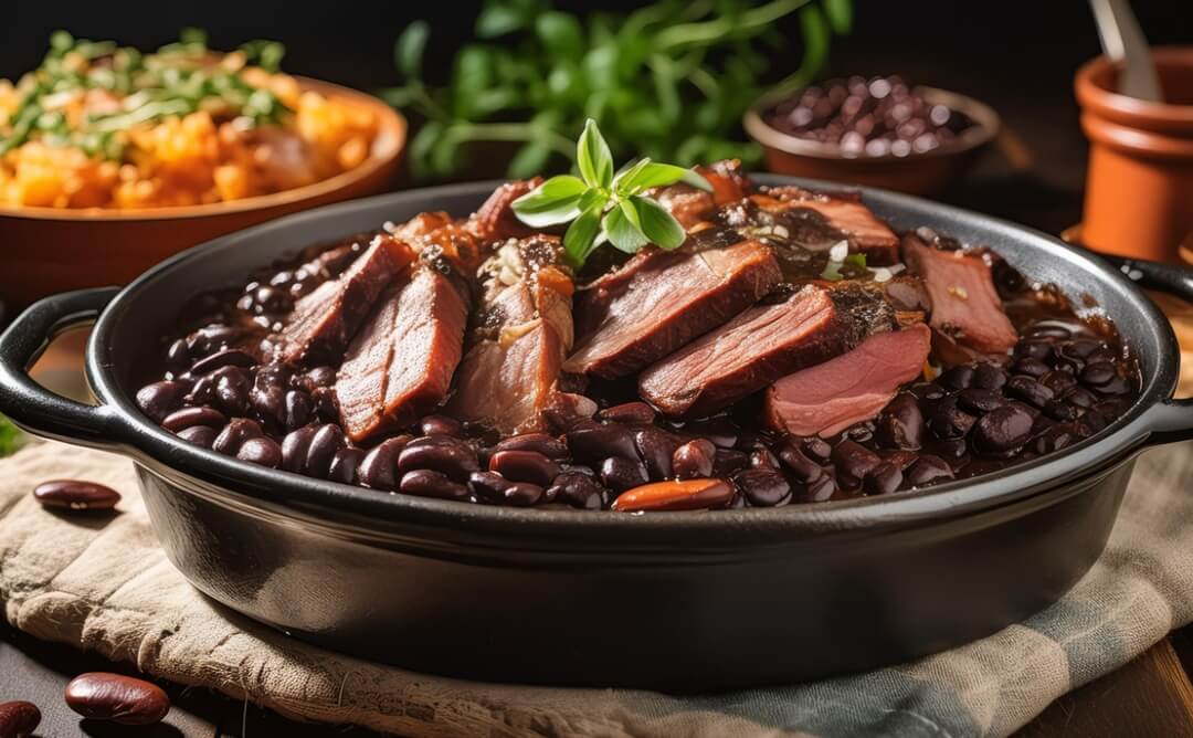 Receta auténtica de feijoada brasileña