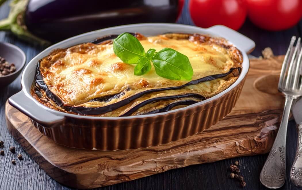 Receta fácil y rápida de lasagna de berenjenas Receta fácil y rápida de lasagna de berenjenas
