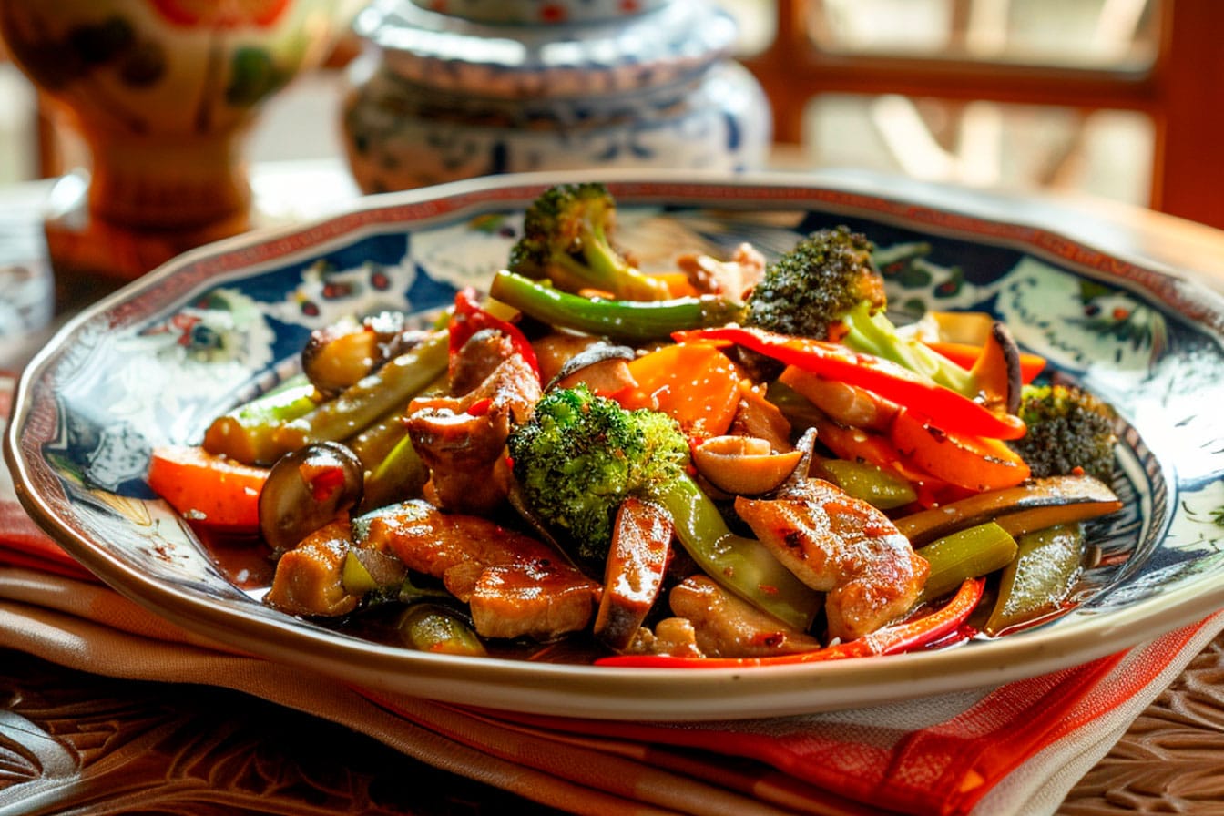 Salteado de Soya y Verduras