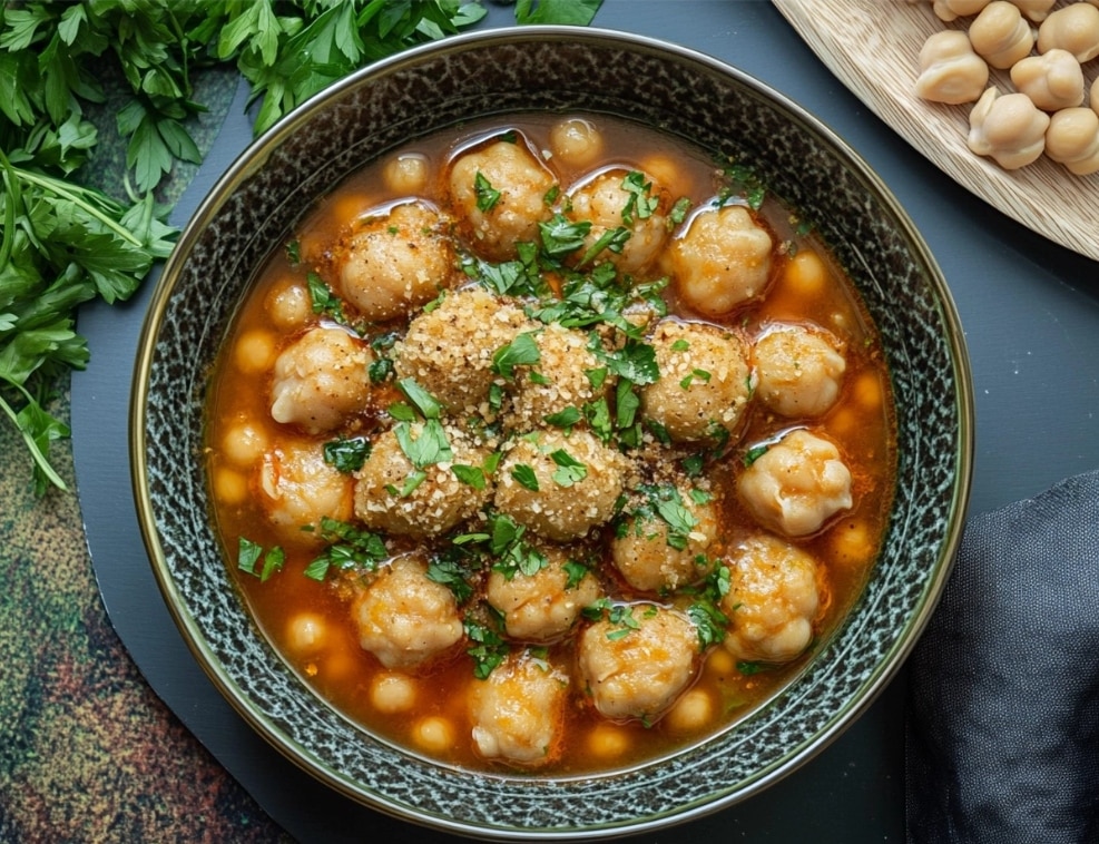 Albóndigas Vegetarianas de Garbanzos