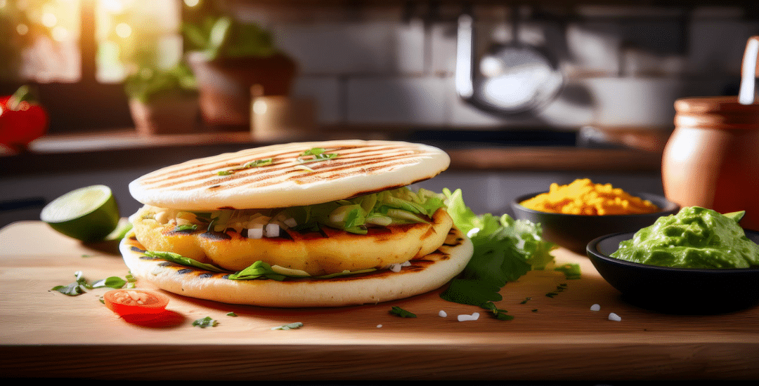 Arepas de Maíz con Aguacate y Huevo 