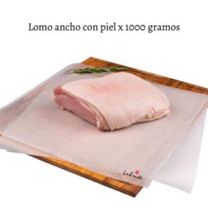 Lomo Ancho Con Piel X 1000 Gramos