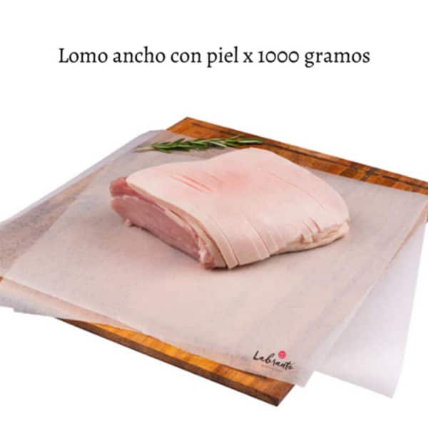 Lomo Ancho Con Piel X 1000 Gramos