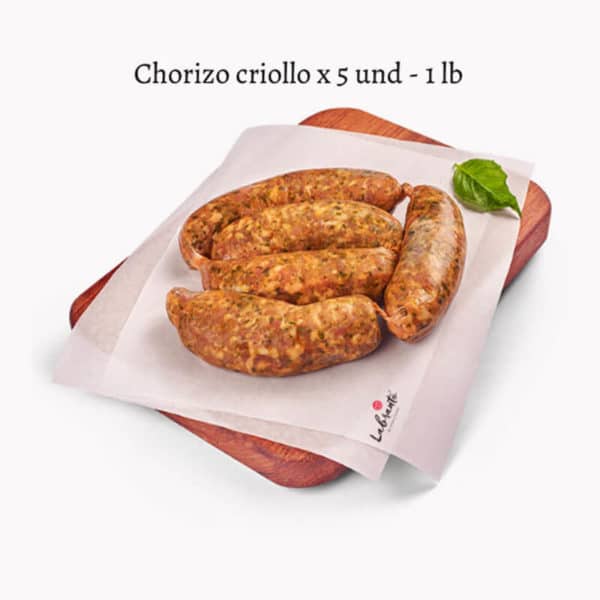 Chorizo Criollo 5 Und Labranto 500 Gr