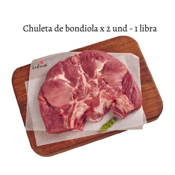 Chuleta De Bondiola X 2 Und 1 Libra