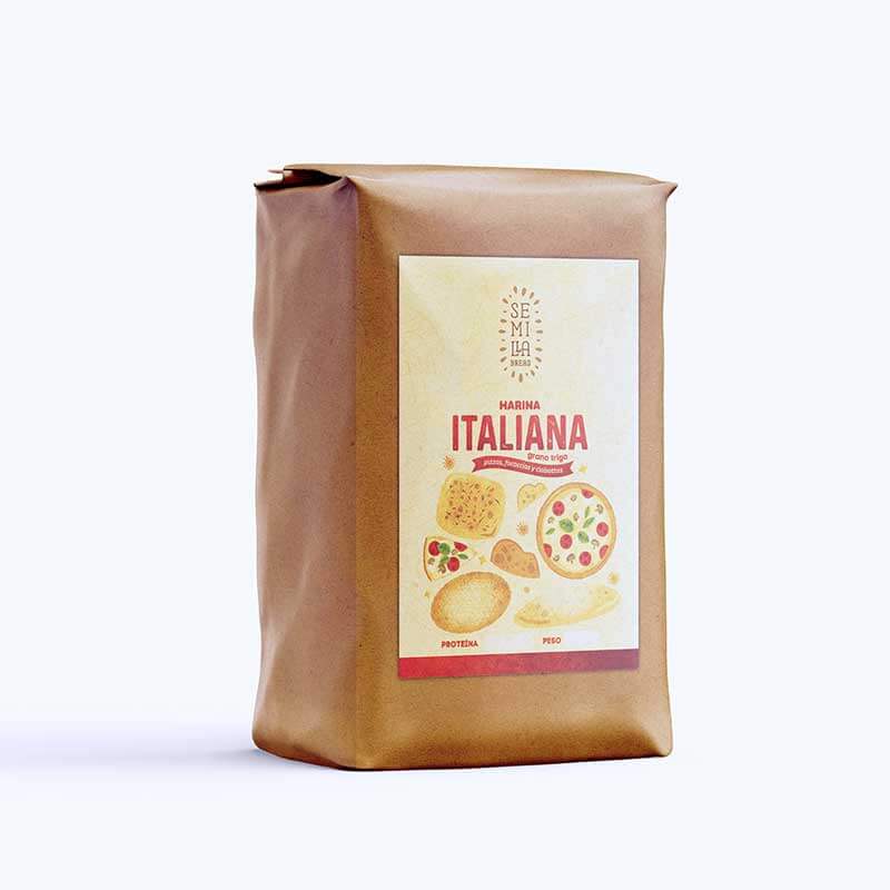 Harina Italiana De Panadería 1Kg